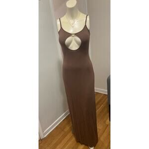 SKIMS Brown Maxi Dress